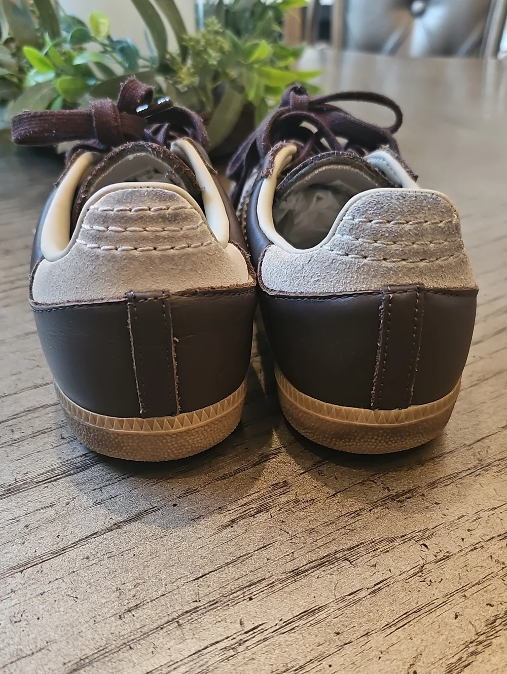 Brown Adidas Samba Size 4.5